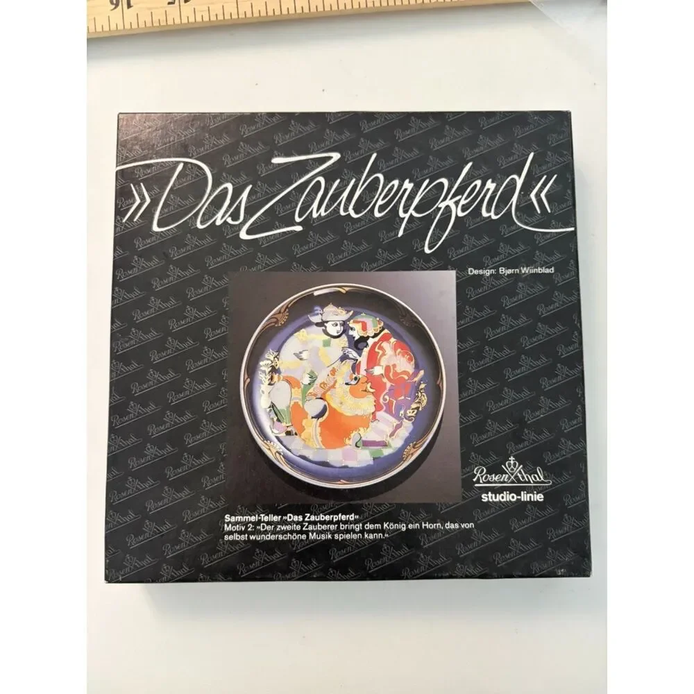 Rosenthal Zauberpferd  Magic Horse Collector plate by Bjorn Wiinblad